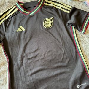 Adidas Kids Jamaica soccer wales Bonner  Jersey - Brown medium